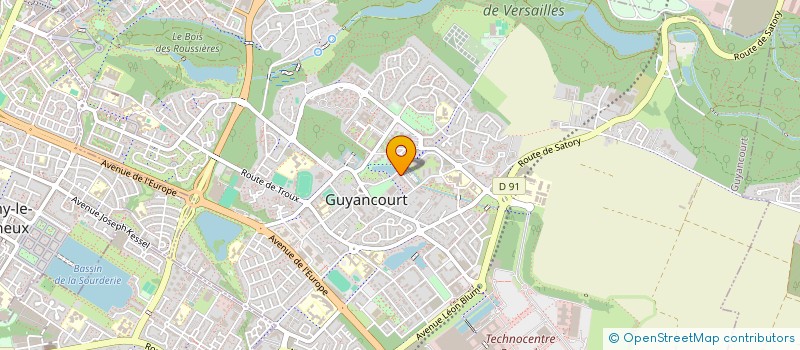 localisation de l'entreprise MADAME GINA COSSON  GUYANCOURT