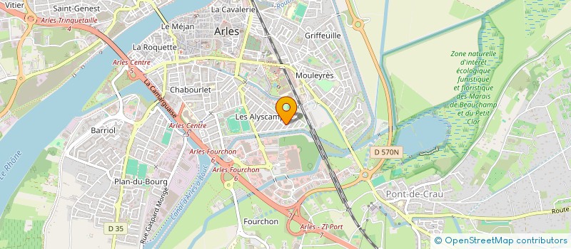 localisation de l'entreprise MADAME GINA-CRISTINA VELICU  ARLES