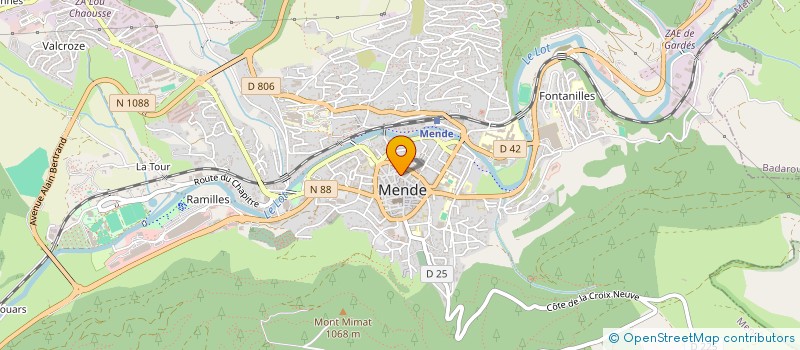 localisation de l'entreprise MADAME GINA DAS NEVES PINTO GONCALVES  MENDE