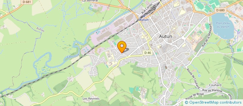 localisation de l'entreprise MADAME GINA FEDERICO  AUTUN