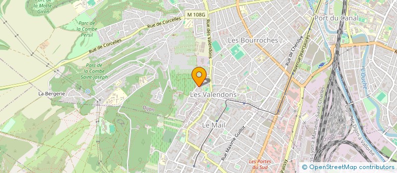 localisation de l'entreprise MADAME GINA GELIN à DIJON