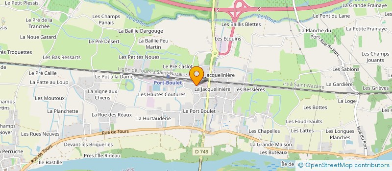 localisation de l'entreprise MADAME GINA HINAULT à CHOUZE-SUR-LOIRE