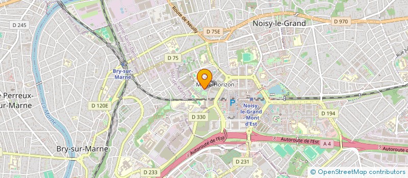 localisation de l'entreprise MADAME GINA MARIE  NOISY-LE-GRAND