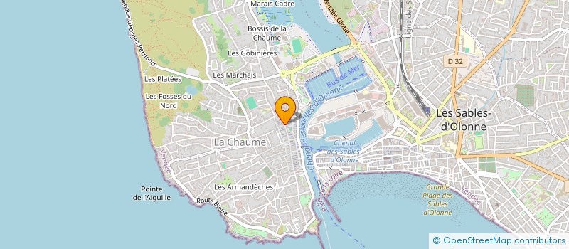 localisation de l'entreprise MADAME GINA MARQUART à LES SABLES D'OLONNE