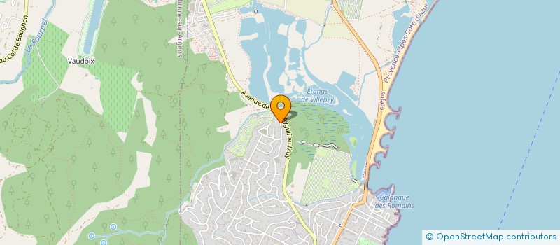 localisation de l'entreprise MADAME GINA RIBEIRO à FREJUS