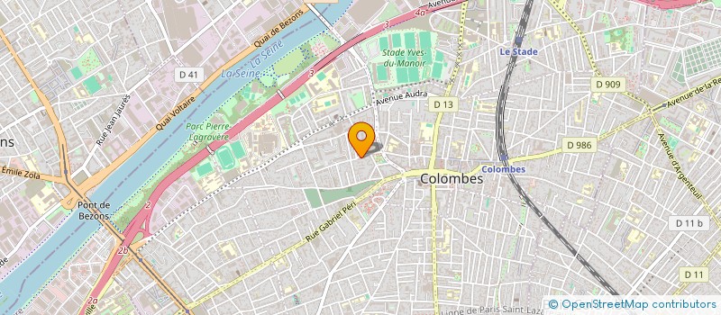 localisation de l'entreprise MADAME GINA SAKUAKU MALUMBA  COLOMBES