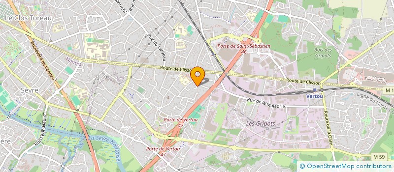 localisation de l'entreprise MADAME GINA SIEGLER  VERTOU