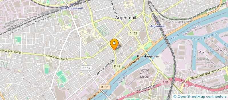 localisation de l'entreprise MADAME GINA WINDERSTHEIM  ARGENTEUIL