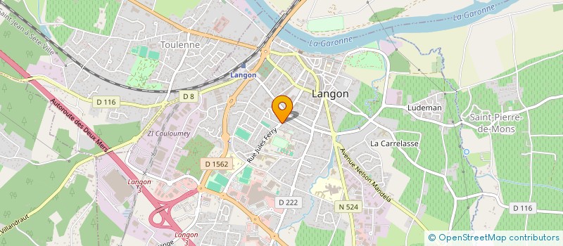 localisation de l'entreprise MADAME GINA ZUBOWICZ à LANGON