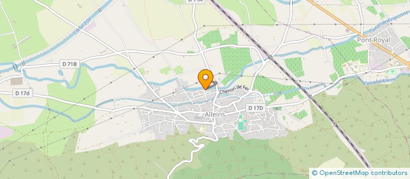 localisation de l'entreprise MADAME GINESA SANCHEZ  ALLEINS