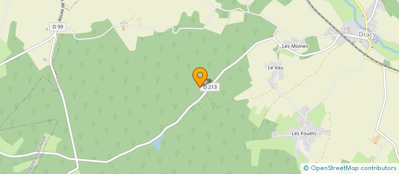 localisation de l'entreprise MADAME GINETTE BACHELARD  DRACY