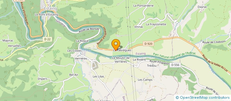 localisation de l'entreprise MADAME GINETTE BARBANCE à ESTAING