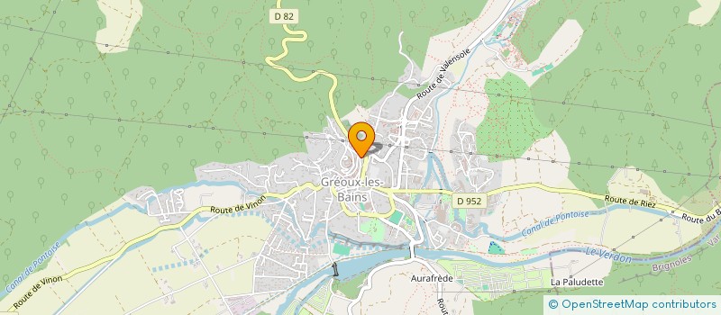 localisation de l'entreprise MADAME GINETTE BELTRAMELLI à GREOUX-LES-BAINS