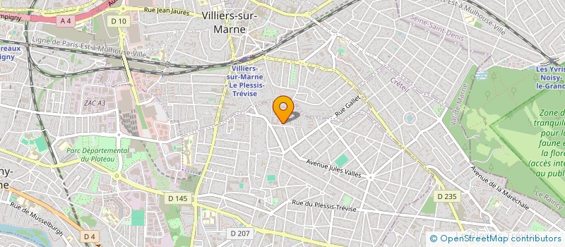localisation de l'entreprise MADAME GINETTE BENBRECK à CHAMPIGNY-SUR-MARNE