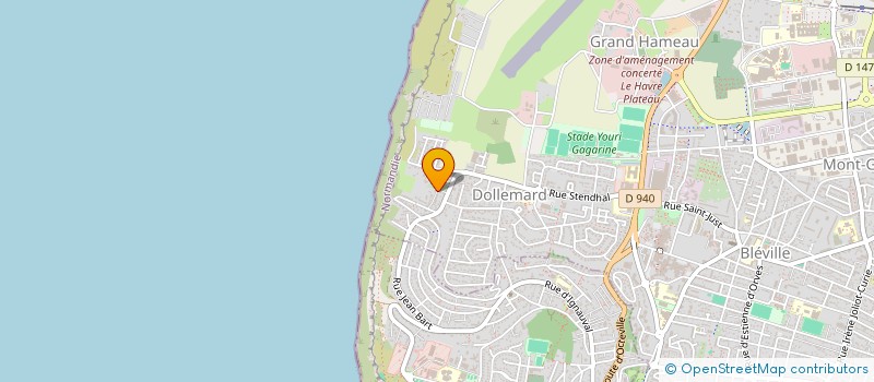 localisation de l'entreprise MADAME GINETTE BERTON à LE HAVRE