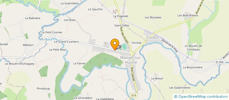 localisation de l'entreprise MADAME GINETTE BIGEAULT à MAUVES-SUR-HUISNE