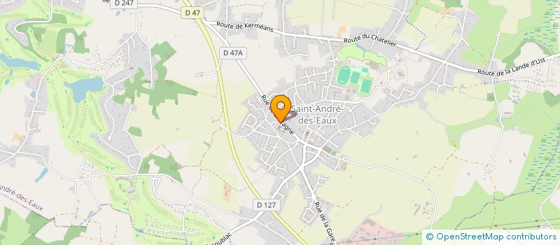 localisation de l'entreprise MADAME GINETTE BOISMOREAU à SAINT-ANDRE-DES-EAUX
