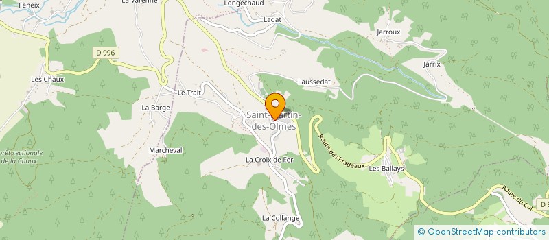 localisation de l'entreprise MADAME GINETTE BONNEFONT  BAFFIE