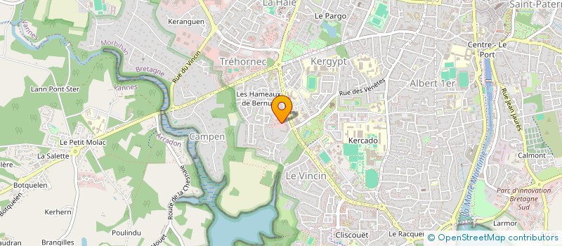 localisation de l'entreprise MADAME GINETTE BOSCHET à VANNES