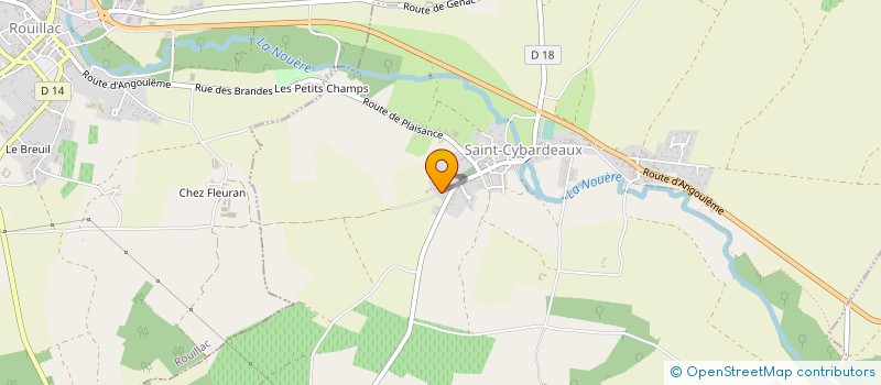 localisation de l'entreprise MADAME GINETTE BOUCHAUD à VAL-D'AUGE