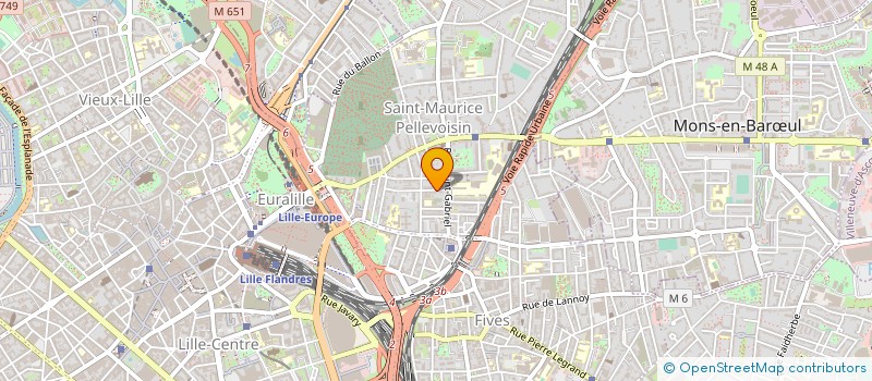 localisation de l'entreprise MADAME GINETTE BRAIN à LILLE