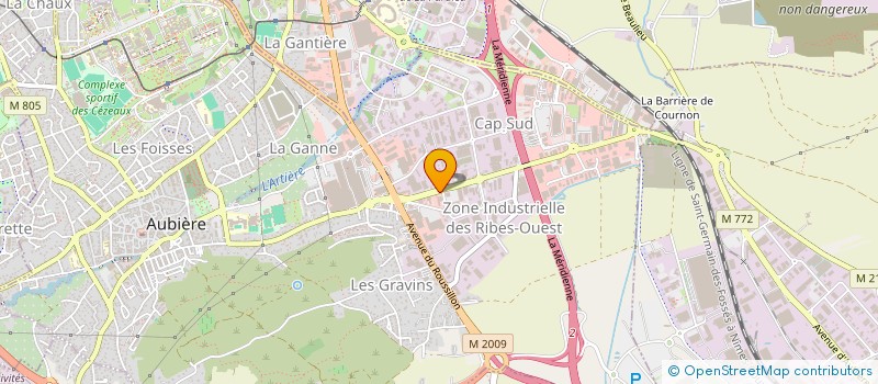 localisation de l'entreprise MADAME GINETTE BRASSI  AUBIERE