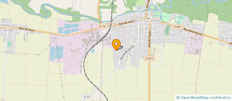 localisation de l'entreprise MADAME GINETTE BRAY à ARCIS-SUR-AUBE