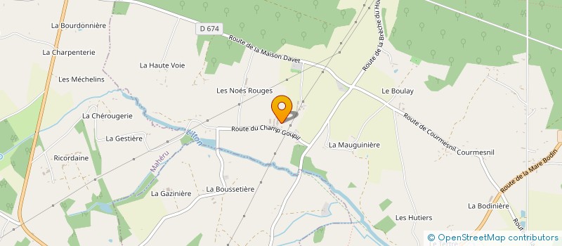 localisation de l'entreprise MADAME GINETTE BROSSET à LA FERRIERE-AU-DOYEN