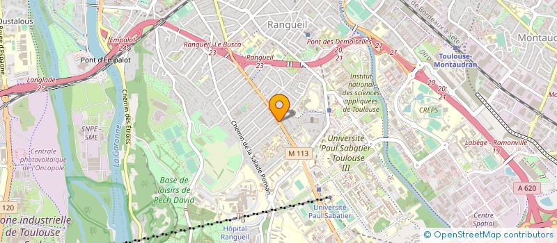 localisation de l'entreprise MADAME GINETTE BROUSSES à TOULOUSE
