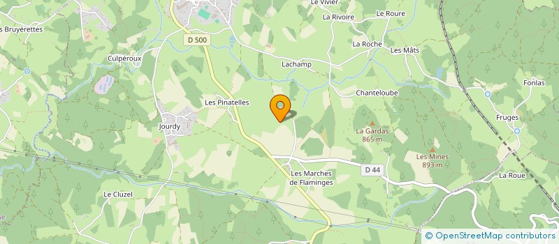 localisation de l'entreprise MADAME GINETTE BRUYERE  SAINT-PAL-DE-MONS