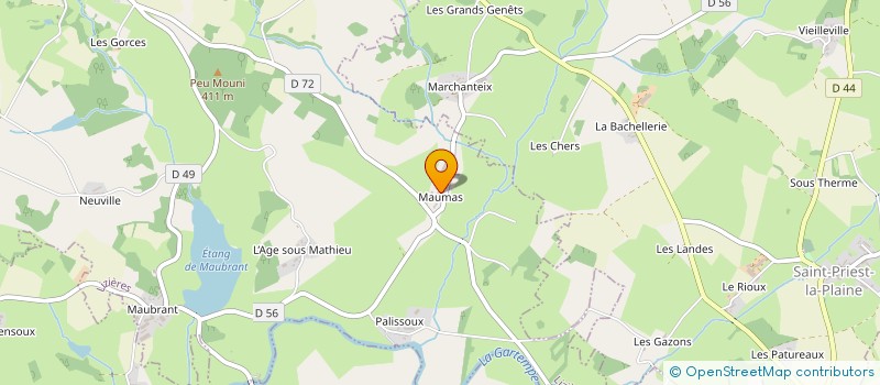 localisation de l'entreprise MADAME GINETTE BUFFET à LIZIERES