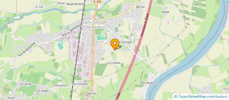 localisation de l'entreprise MADAME GINETTE CADILLAT  SAINT-GEORGES-DE-RENEINS