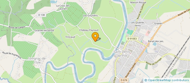 localisation de l'entreprise MADAME GINETTE CAILLEAU  BONZAC