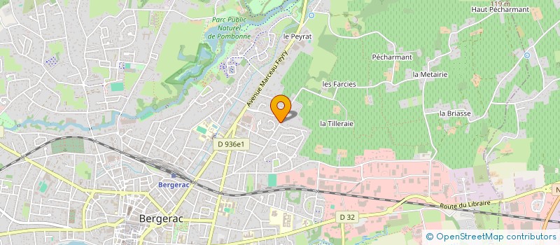 localisation de l'entreprise MADAME GINETTE CALFOUR à BERGERAC