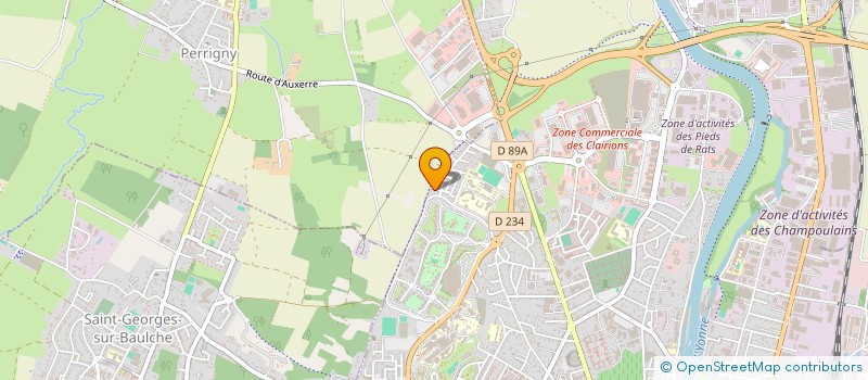 localisation de l'entreprise MADAME GINETTE CALLET à AUXERRE