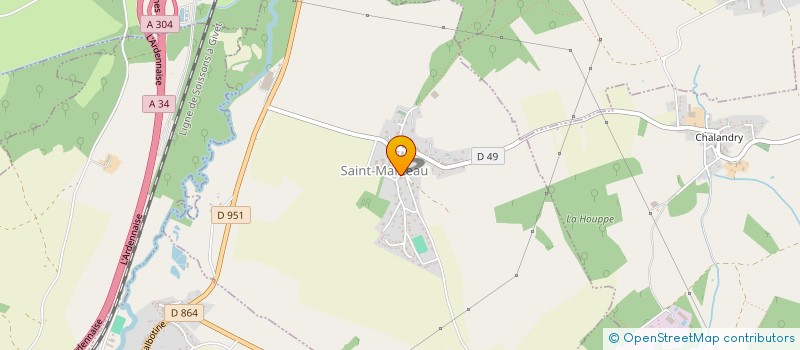 localisation de l'entreprise MADAME GINETTE CAPITAINE  SAINT-MARCEAU