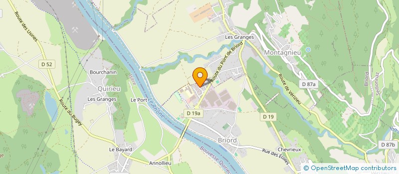 localisation de l'entreprise MADAME GINETTE CASSULO  SERRIERES-DE-BRIORD