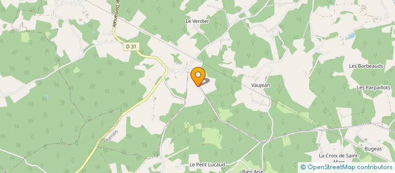 localisation de l'entreprise MADAME GINETTE CASTANT  THENON