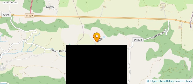 localisation de l'entreprise MADAME GINETTE CAYZAC  NANT