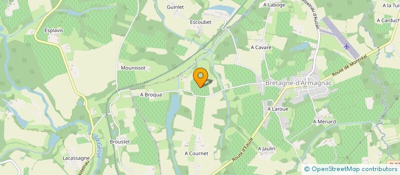 localisation de l'entreprise MADAME GINETTE CAZAURAN  AYZIEU