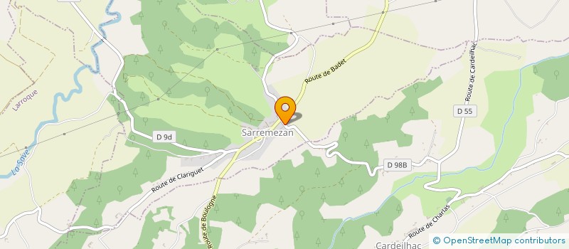 localisation de l'entreprise MADAME GINETTE CESTAC à CARDEILHAC