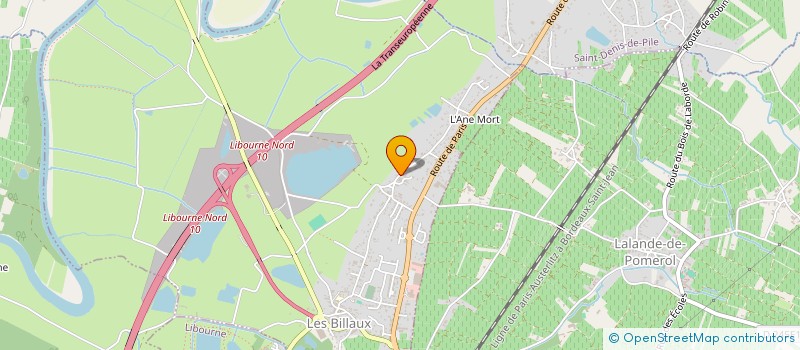 localisation de l'entreprise MADAME GINETTE CHENAL  LES BILLAUX