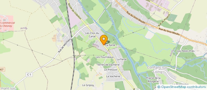 localisation de l'entreprise MADAME GINETTE CHIRA à AMILLY