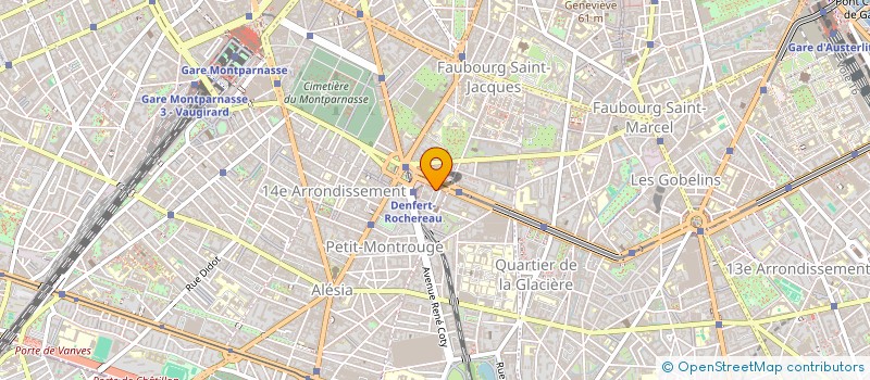 localisation de l'entreprise MADAME GINETTE CLERGERIE-LEROY  PARIS