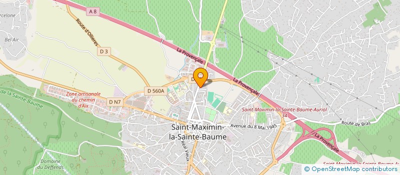 localisation de l'entreprise MADAME GINETTE COGO à SAINT-MAXIMIN-LA-SAINTE-BAUME