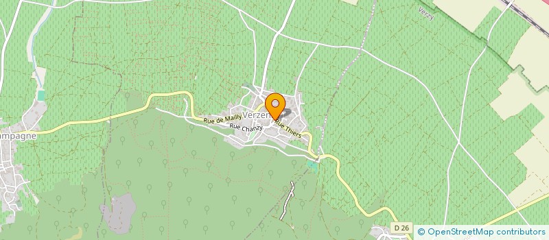 localisation de l'entreprise MADAME GINETTE COLLET  VERZENAY