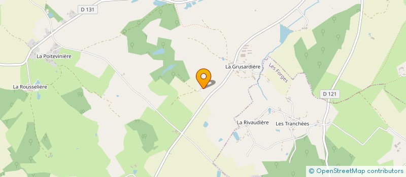 localisation de l'entreprise MADAME GINETTE COULAIS  VASLES