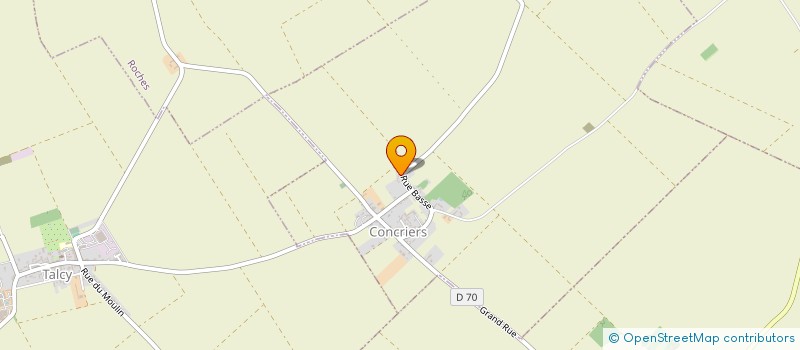 localisation de l'entreprise MADAME GINETTE COURJOUX  CONCRIERS