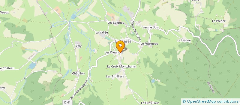 localisation de l'entreprise MADAME GINETTE COURNOL  BERGESSERIN