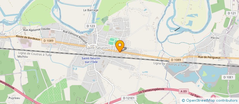 localisation de l'entreprise MADAME GINETTE DE SLOOVER  SAINT-SEURIN-SUR-L'ISLE